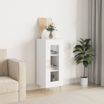 Classic White Sideboard 34.5x34x90 cm - Stylish Storage Solution