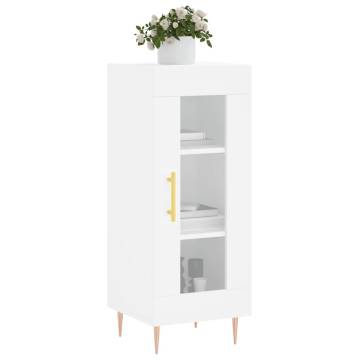 Classic White Sideboard 34.5x34x90 cm - Stylish Storage Solution