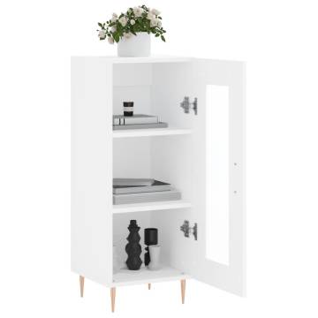 Classic White Sideboard 34.5x34x90 cm - Stylish Storage Solution