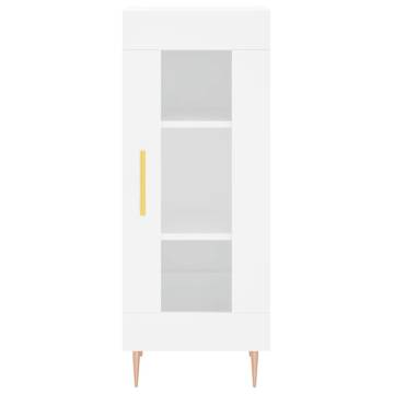 Classic White Sideboard 34.5x34x90 cm - Stylish Storage Solution