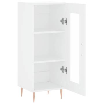 Classic White Sideboard 34.5x34x90 cm - Stylish Storage Solution