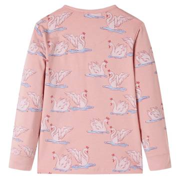 Kids' Light Pink Long Sleeve Pyjamas - Size 104 | Hipomarket