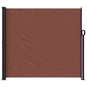 Retractable Side Awning Brown 180x600 cm | HipoMarket