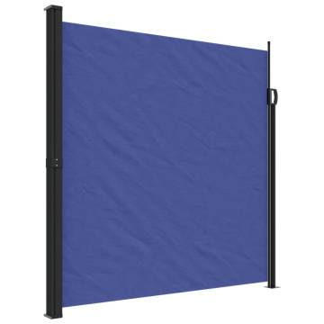 Retractable Side Awning Blue 200x600 cm | Hipomarket