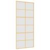 Sliding Door Gold 90x205 cm - Modern Frosted ESG Glass