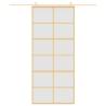 Sliding Door Gold 90x205 cm - Modern Frosted ESG Glass