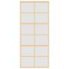 Sliding Door Gold 90x205 cm - Modern Frosted ESG Glass