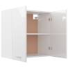 Hanging Cabinet High Gloss White 60x31x60 cm | Hipomarket