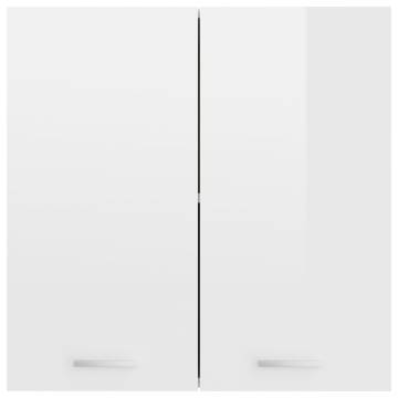 Hanging Cabinet High Gloss White 60x31x60 cm | Hipomarket