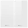 Hanging Cabinet High Gloss White 60x31x60 cm | Hipomarket