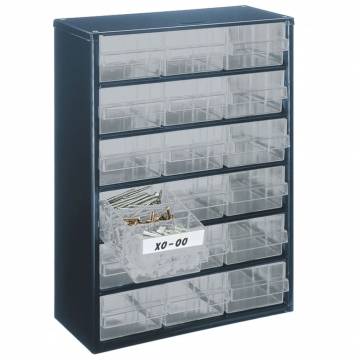 Raaco Cabinet 918-02 with 18 Drawers | Organize Small Items