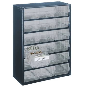 Raaco Cabinet 918-02 with 18 Drawers | Organize Small Items