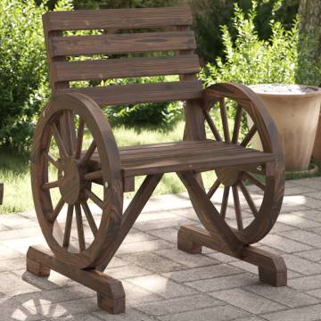 Garden Chair - Solid Fir Wood | Cosy Outdoor Seating