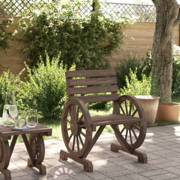 Garden Chair - Solid Fir Wood | Cosy Outdoor Seating