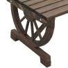 Garden Table 115x55 cm Solid Wood Fir - Rustic Outdoor Charm