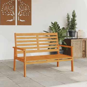 Garden Sofa Bench 120 cm Solid Acacia Wood - HipoMarket