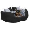 Reversible & Washable Dog Cushion Grey and Black 65x50x20 cm Colour grey and black Size 65 x 50 x 20 cm 