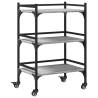 Kitchen Trolley Grey Sonoma 50x35x75.5 cm - Durable & Stylish