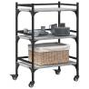 Kitchen Trolley Grey Sonoma 50x35x75.5 cm - Durable & Stylish