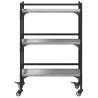 Kitchen Trolley Grey Sonoma 50x35x75.5 cm - Durable & Stylish