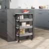 Kitchen Trolley Grey Sonoma - Stylish & Functional Storage