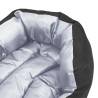 Reversible & Washable Dog Cushion - Grey & Black 65x50 cm