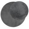 Rug OVIEDO Short Pile Anthracite Ø 120 cm - Stylish Comfort