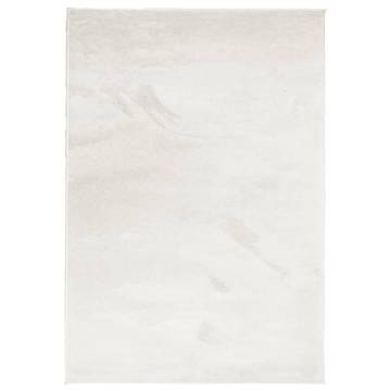 Rug OVIEDO Short Pile Beige 140x200 cm - Comfort & Style