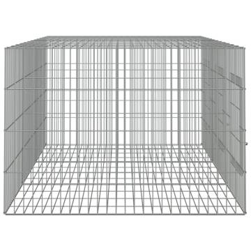 Durable 3-Panel Rabbit Cage - 163x79x54 cm | HipoMarket UK