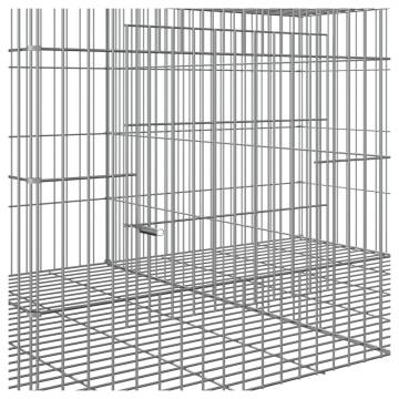 Durable 3-Panel Rabbit Cage - 163x79x54 cm | HipoMarket UK