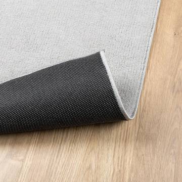 Rug OVIEDO Short Pile Grey 140x200 cm | Stylish Home Decor