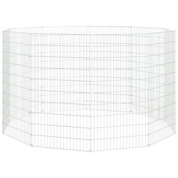 10-Panel Rabbit Cage - Spacious & Durable 54x100 cm