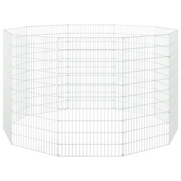 10-Panel Rabbit Cage - Spacious & Durable 54x100 cm