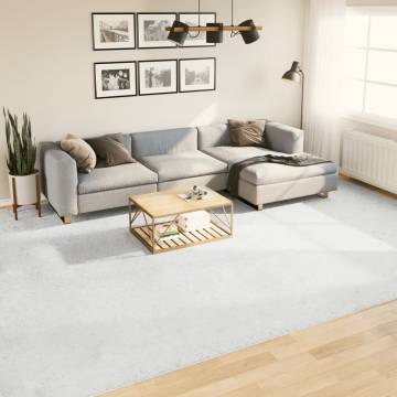 Rug OVIEDO Short Pile Grey 300x400 cm - Soft & Durable