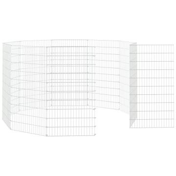 10-Panel Rabbit Cage - Spacious & Durable 54x100 cm