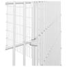 10-Panel Rabbit Cage - Spacious & Durable 54x100 cm