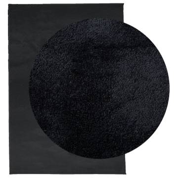 Rug OVIEDO Short Pile Black 120x170 cm - Stylish Home Decor