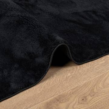 OVIEDO Short Pile Black Rug 240x340 cm - Cozy & Durable