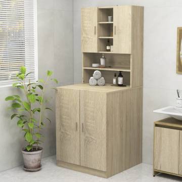 Washing Machine Cabinet Sonoma Oak - Stylish Storage Solutions