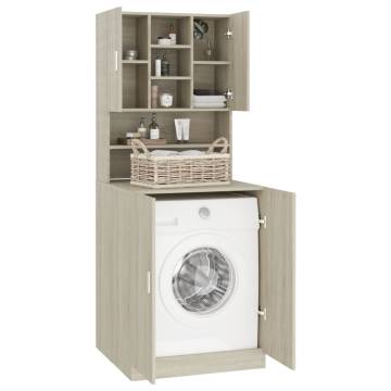 Washing Machine Cabinet Sonoma Oak - Stylish Storage Solutions