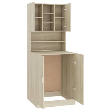 Washing Machine Cabinet Sonoma Oak - Stylish Storage Solutions