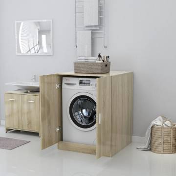 Washing Machine Cabinet Sonoma Oak - Stylish Storage Solutions