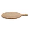 Livoo Pizza Cutting Set - 30 cm Wooden Board & Cutter