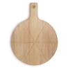 Livoo Pizza Cutting Set - 30 cm Wooden Board & Cutter