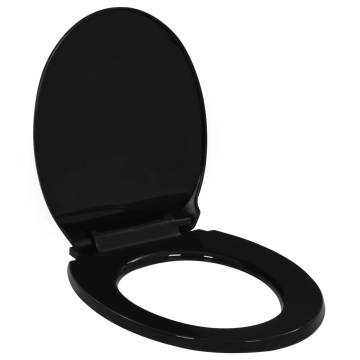 Soft-Close Toilet Seat with Quick-Release - Black | Hipo Market