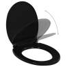 Soft-Close Toilet Seat with Quick-Release - Black | Hipo Market