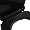 Soft-Close Toilet Seat with Quick-Release - Black | Hipo Market