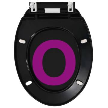 Soft-Close Toilet Seat with Quick-Release - Black | Hipo Market