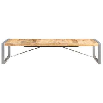 Industrial Coffee Table 180x90 cm - Unique Mango Wood Design