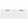 High Gloss White Wall Cabinet 100x36.5 cm - Stylish Storage